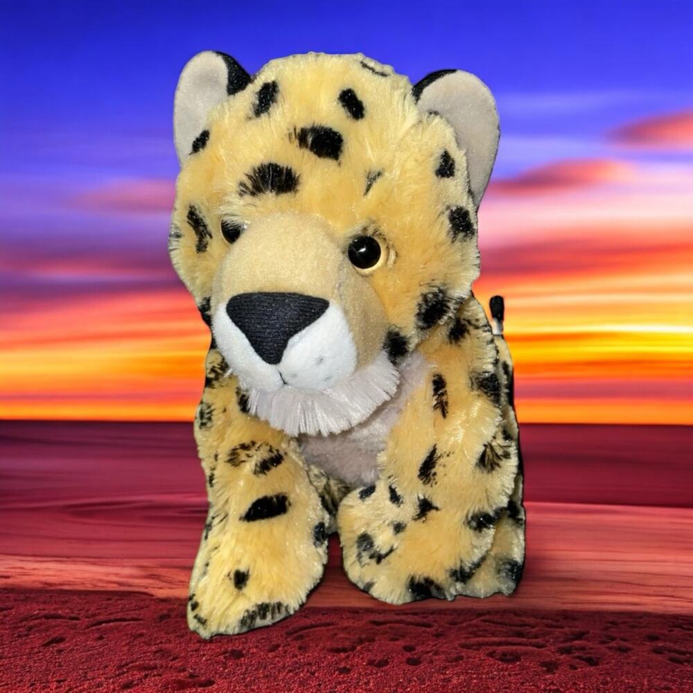 Wild Republic Plush Cheetah Stuffed Animal Realistic Leopard Spotted Jungle 12"